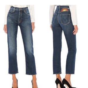 Mother The Tomcat ankle jeans roasting nuts wash